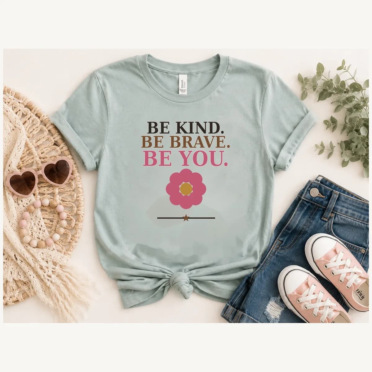 Be Kind Be Brave Be You Kids Tee — Be Kind Be Brave Be You graphic