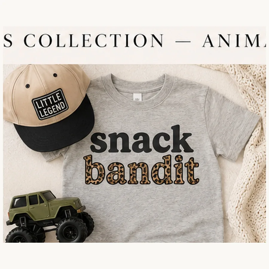Snack Bandit Kids Tee — Snack Bandit graphic