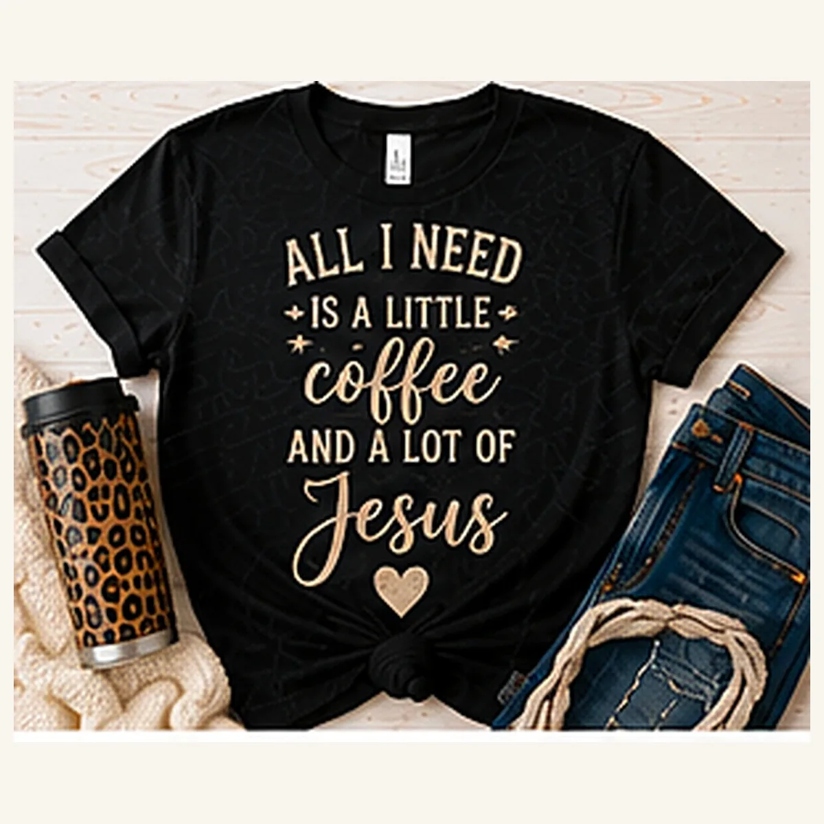Coffee and Jesus Tee — Coffee and Jesus graphic